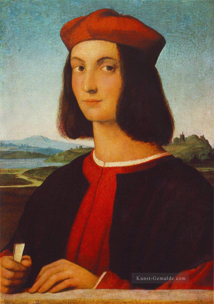 Porträt von Pietro Bembo Renaissance Meister Raphael Ölgemälde